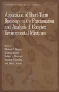 Cover: Application of Short-Term Bioassays in the Fractionation and Analysis of Complex Environmental Mixtures - Springer