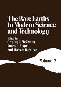 Enlarge image Cover: The Rare Earths in Modern Science and Technology - Kluwer Academic/Plenum Publishers
