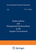 Cover: Hydrocarbons and Halogenated Hydrocarbons in the Aquatic Environment - Springer