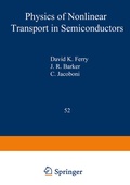 Cover: Physics of Nonlinear Transport in Semiconductors - Springer