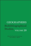 Cover: Geographers - Bloomsbury Academic USA