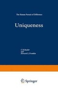 Cover: Uniqueness - Kluwer Academic / Plenum Publishers