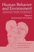 Cover: Environment and Culture - Kluwer Academic/Plenum Publishers