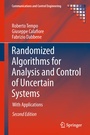 Cover: Randomized Algorithms for Analysis and Control of Uncertain Systems - Springer