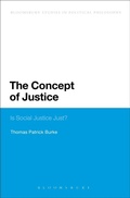 Cover: The Concept of Justice - Bloomsbury Academic USA
