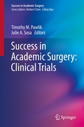 Cover: Success in Academic Surgery: Clinical Trials - Springer