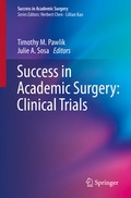 Cover: Success in Academic Surgery: Clinical Trials - Springer