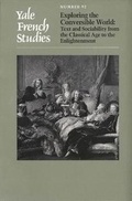 Cover: Yale French Studies, Number 92 - Yale University Press