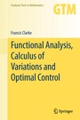 Cover: Functional Analysis, Calculus of Variations and Optimal Control - Springer