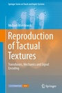 Cover: Reproduction of Tactual Textures - Springer