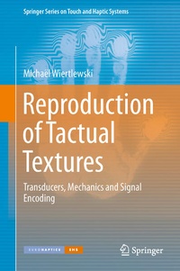 Enlarge image Cover: Reproduction of Tactual Textures - Springer