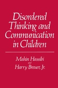 Cover: Disordered Thinking and Communication in Children - Plenum Publishing Co.,N.Y.