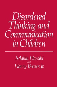 Enlarge image Cover: Disordered Thinking and Communication in Children - Plenum Publishing Co.,N.Y.