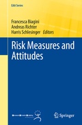 Cover: Risk Measures and Attitudes - Springer