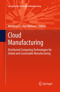 Enlarge image Cover: Cloud Manufacturing - Springer