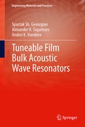 Cover: Tuneable Film Bulk Acoustic Wave Resonators - Springer