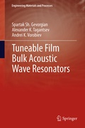 Cover: Tuneable Film Bulk Acoustic Wave Resonators - Springer