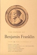 Cover: The Papers of Benjamin Franklin, Vol. 34 - Yale University Press
