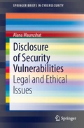 Cover: Disclosure of Security Vulnerabilities - Springer