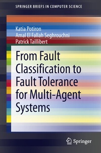 Enlarge image Cover: From Fault Classification to Fault Tolerance for Multi-Agent Systems - Springer