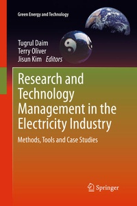 Enlarge image Cover: Research and Technology Management in the Electricity Industry - Springer