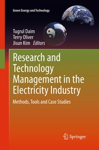 Enlarge image Cover: Research and Technology Management in the Electricity Industry - Springer