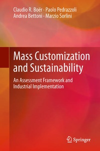 Enlarge image Cover: Mass Customization and Sustainability - Springer