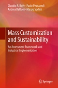 Cover: Mass Customization and Sustainability - Springer