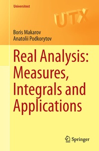 Abbildung von: Real Analysis: Measures, Integrals and Applications - Springer
