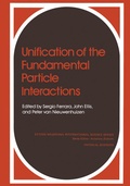Cover: Unification of the Fundamental Particle Interactions - Springer