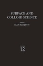 Cover: Surface and Colloid Science - Springer