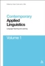 Cover: Contemporary Applied Linguistics Volume 1 - Continuum Publishing Corporation