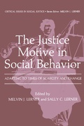 Cover: The Justice Motive in Social Behavior - Kluwer Academic/Plenum Publishers