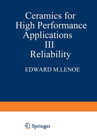 Enlarge image Cover: Ceramics for High-Performance Applications III - Springer