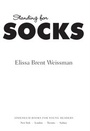 Cover: Standing for Socks - Atheneum Books for Young Readers