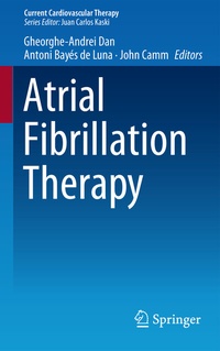 Enlarge image Cover: Atrial Fibrillation Therapy - Springer