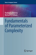 Cover: Fundamentals of Parameterized Complexity - Springer