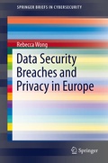 Cover: Data Security Breaches and Privacy in Europe - Springer
