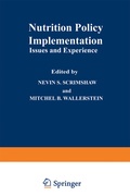 Cover: Nutrition Policy Implementation - Springer