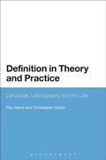 Cover: Definition in Theory and Practice - Bloomsbury Academic USA