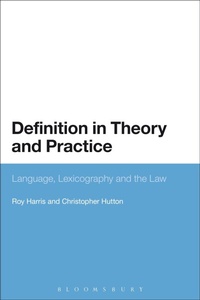 Enlarge image Cover: Definition in Theory and Practice - Bloomsbury Academic USA