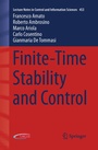 Cover: Finite-Time Stability and Control - Springer