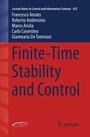 Cover: Finite-Time Stability and Control - Springer