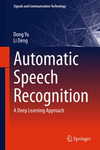 Enlarge image Cover: Automatic Speech Recognition - Springer