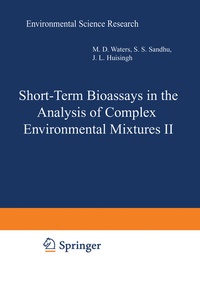 Enlarge image Cover: Short-Term Bioassays in the Analysis of Complex Environmental Mixtures II - Plenum Publishing Corporation