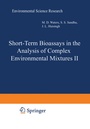 Cover: Short-Term Bioassays in the Analysis of Complex Environmental Mixtures II - Springer