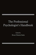 Cover: The Professional Psychologist's Handbook - Kluwer Academic/Plenum Publishers