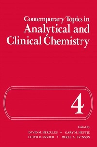 Enlarge image Cover: Contemporary Topics in Analytical and Clinical Chemistry - Kluwer Academic / Plenum Publishers