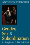 Cover: Gender, Sex, and Subordination in England, 1500-1800 - Yale University Press