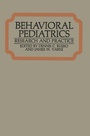 Cover: Behavioral Pediatrics - Plenum Publishing Co.,N.Y.
